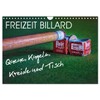 Leisure Billiard Cue Balls, Chalk and Table (Wall Calendar 2026