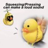 KomfoSade Duck Bike Bell, Cute Rubber Yellow Duck Bicycle Accessories