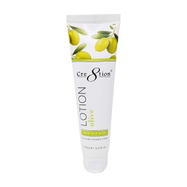 Cre8tion Premium Hand and Body Lotion, Made in Korea (Olive)