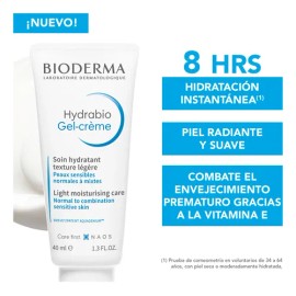 Bioderma Hydrabio Gel Crema Hidratante, 40 Ml                                                                                                         