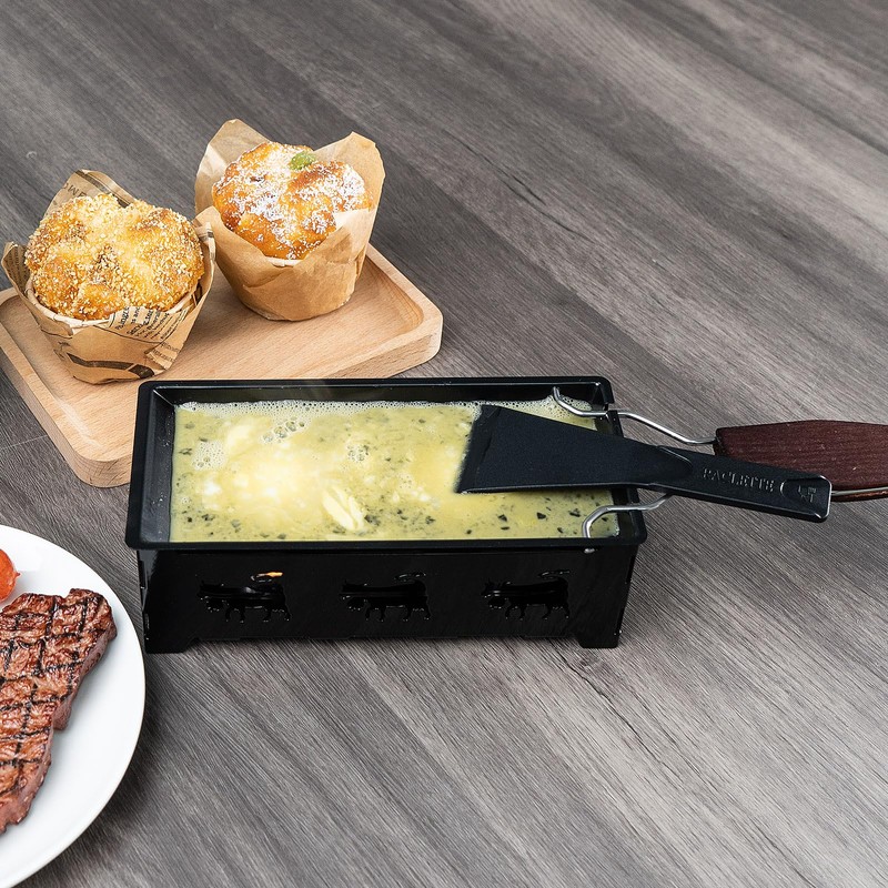 ChiiGe Mini Raclette Barbecue Set, Cheese Raclette, Cheese Melter, Cheese