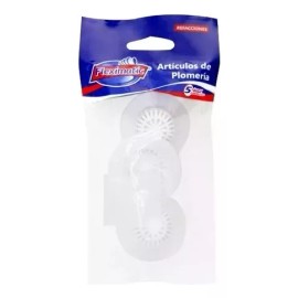 Fleximatic Atrapatodo Para Lavabo En Bolsa, 3 Piezas Fleximatic 2720a