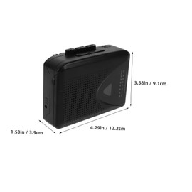 jojofuny Cassette Player Portable External Speaker for Am Stereo Vintage Tape Recorder for Music for Home and Travel Use Enjoy