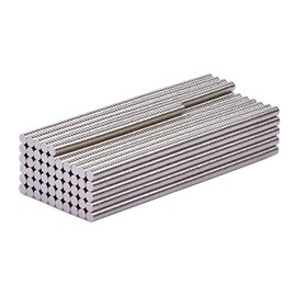 magpross 100 Pieces 3x5mm Small Round Cylinder Multi-use Refrigerator Magnets for Office,Whiteboard, Fridge, Science, Crafts, Art, Projects