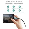 LOKUKA USB C Headphone and Microphone Adapter, 2 in 1