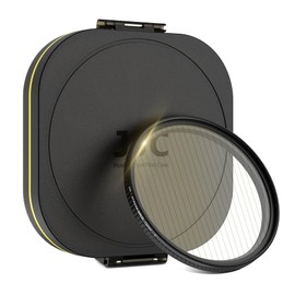72mm Gold Streak Special Effect Lens Filter Anamorphic Filter for Camera Photos and Kinematic Video Multi Resistant Coated Gold Strip Filter with Moisture Resistant