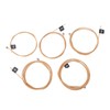 5 String Bass Strings Replacement Professional Metal Wooden Bass Guitar