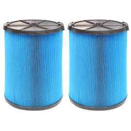 2 Pack VF5000 Replacement Filter for Ridgid for Shop Vac 6-20 Gallon Wet Dry Vacuums, 3 Layer Pleated Vacuum Filter Fits for WD1450 WD0970 WD1270 WD06700 WD1680 RV2400A