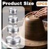 4 Pcs Pottery Trimming Tools, 4 Size Metal Trimming Tools