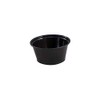 EPC325B Empress Plastic Portion Cup 3.25oz Black 50/50, 2500 per