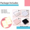 YANMAKE Press On Nail Storage Boxes, 36 PCS Clear Plastic