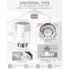 Thermostat Radiator Head,HOMGEN Popular 3Pcs TRV Thermostatic Heads Radiator Thermostat
