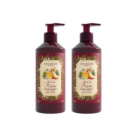 Pack de 2 Crema Corporal Hidratante Miel de Pera, Edición Limitada de Navidad, 390 ml c/u