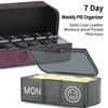 TOMSKYE Multi-functional Pill Case, Large Capacity, Surface Wool, Stylish, Portable