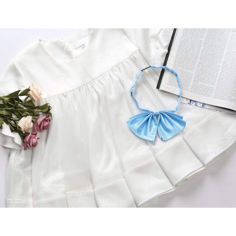 Allegra K School Ribbon, Ribbon Tie, Uniform Ribbon, Bowtie, Bowtie,