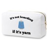 Crochet Lover Gifts Knitter Gifts for Women Makeup Bag Knitting