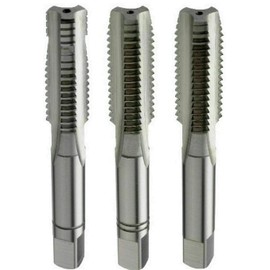 HSSE or PM Tap Hand Tap Set 1-2-F for VA / Hardened Steels Size: M4 Colour: HSSE Oxidised for VA