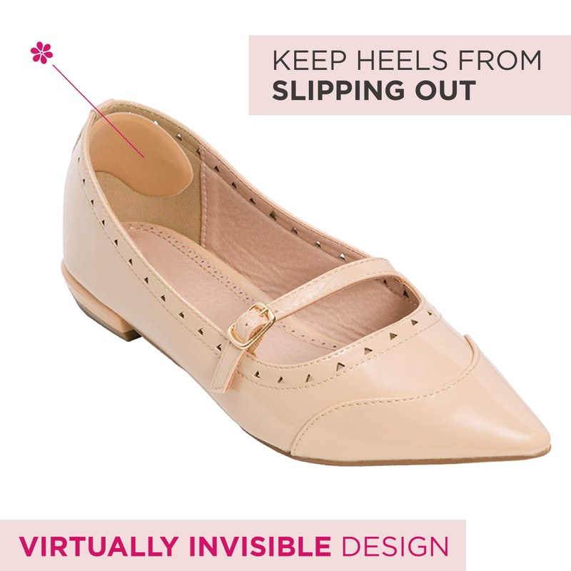 Foot Petals Fancy Feet Back of Heel Cushions (3 Pair,