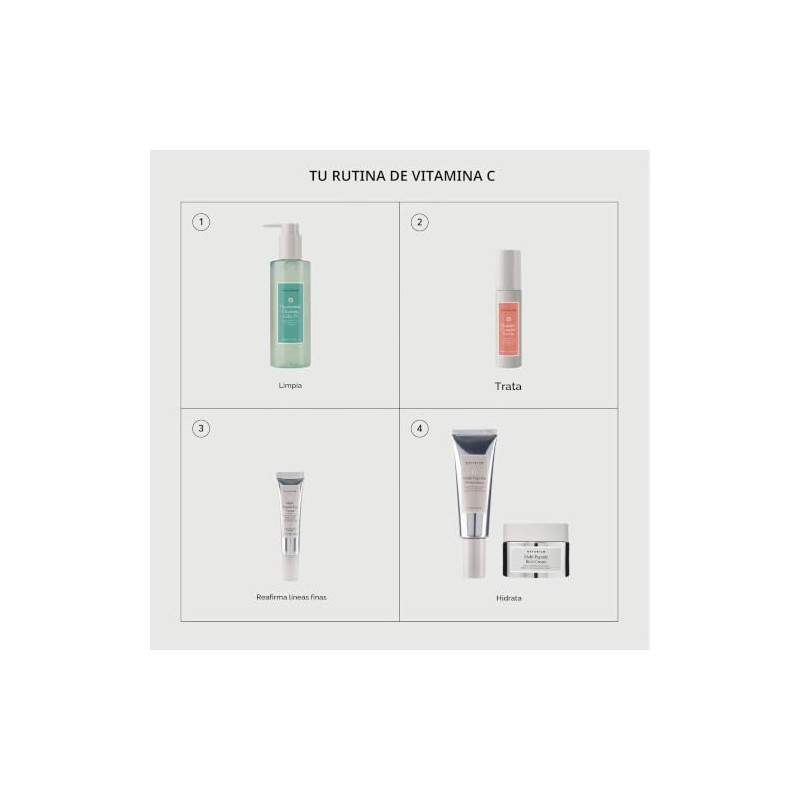 Suero facial con complejo de vitamina C, tratamiento facial antienvejecimiento
