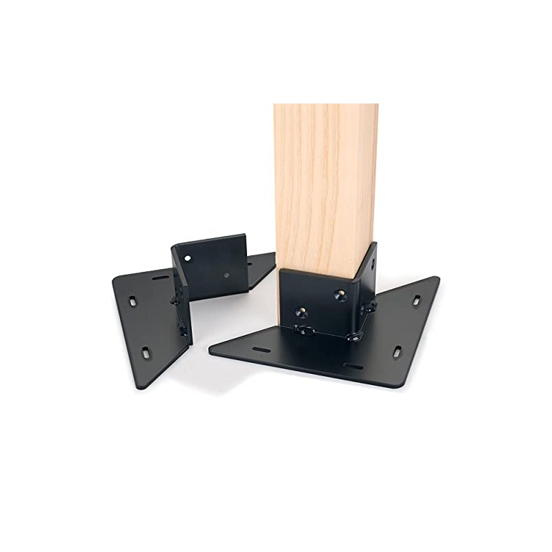 WOODRIVER Table Leg Brackets, 2-1/2" for One-Leg