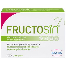 FRUCTOsin STADA - Medizinprodukt bei Fructosemalabsorption - zur Linderung von durch Fruktosemalabsorption bedingten Verdauungsbeschwerden - 1 x 30 Kapseln