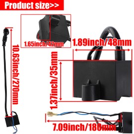 YOFMOO CDI Ignition Coil Magneto Stator Coil for 49cc 50cc 60cc 66cc 80cc 2-Stroke Engine Motor Motorized Bicycle Bike