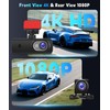 4K Dash Cam Front and Rear,WiFi Dash Camera for Cars