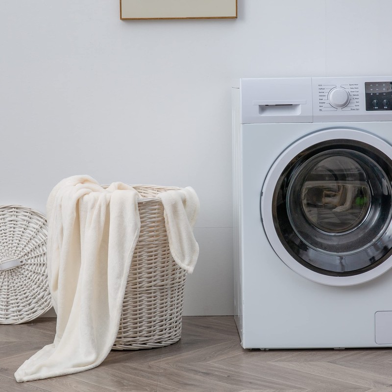 BEDELITE Flannel Sheets King Size White - Super Soft Fleece