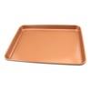 Set of 2 Nonstick Copper Cookie Sheet and Copper Coating