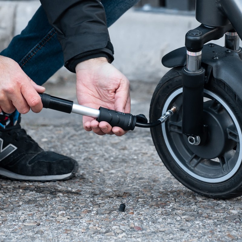 SMARTGYRO Unisex - Adult Mini Bomb Manual Inflor, Black, Medium