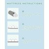 Trifold Pack and Play Mattress 38x26'' Breathable Soft Plush Memory
