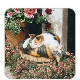 Legacy Cork Back Coaster-Cat Design-CALICO CATS-Create Your Own Set!