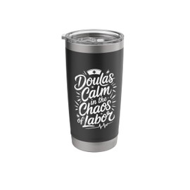 Birth Midwife Design for Labor Postpartum Doula Midwifery Stainless Steel Insulated Tumbler