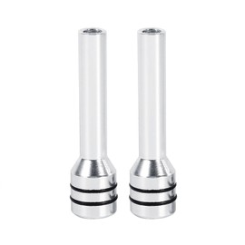 2 PCS Car Door Lock Knobs, Aluminum Pin Handle Kit, Unlock Interior Car Door Lock Knob Pins Cover