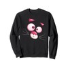 Funny Pink Cat Panther Face Costume Sweatshirt