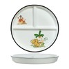 1 PCS Ceramic Dinosaur Portion Control Plate Divided Dish for