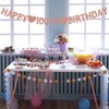 Rose Gold 100th Birthday Banner, Glitter Happy 100 Years Old