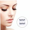 FOMIYES 2sets Elegant Sequins False Eyelashes Lightweight and Natural Look