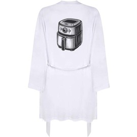 Azeeda Large 'Air Fryer' Adult Dressing Robe/Gown (RO00105835)