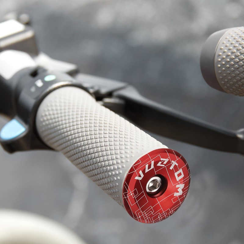 sourcing map Bar End Plugs Aluminum Handlebar End Caps Bike