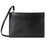 [UNISOUL] Sacoche Men's Sacoche Bag, 2-Way Zipper, Leather, Leather, Lightweight,