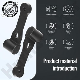 Bagger Hood/Chute Latch Assembly Kit - for Replacemen Craftsman Bagger Parts 109808X Chute Latch 532109808X 160793, Also for Husqvarna 532160793 160793 723-0383 532109808 Mower Bagger Hood Latch.