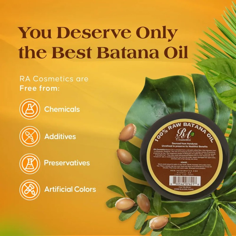 Aceite Capilar Ra Cosmetics Natural Batana Sin Refinar 120 M