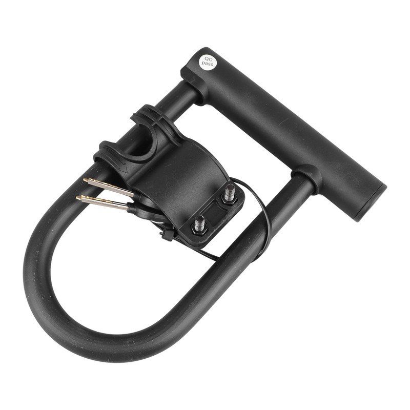 Bike U Lock with Steel Cable 2 Key Universal Anti