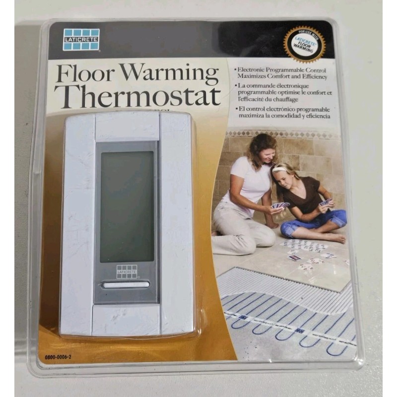 Laticrete 0800-0006-2 Floor Warming Thermostat Programmable 120V ☆ New /