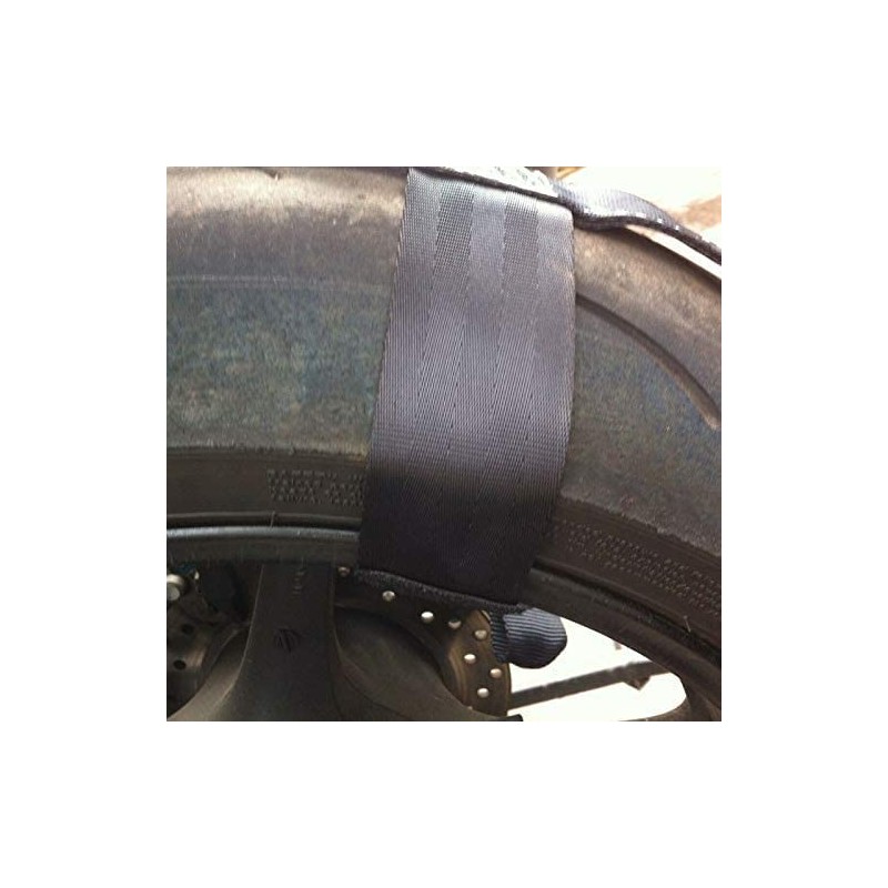 Transport Strap, Secure, Lashing Strap, Rear Wheel, Robust Polyester Strap