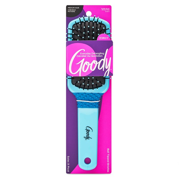 GOODY So Bright Collection Boost Cushion Hair Brush, Color Will Vary, 1 Count