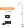 LEPOWER Floor Lamp, Metal Standing Lamp with Adjustable Gooseneck, Heavy