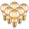 12Pack 2200k Led Light Bulb, Vintage A19 Edison Bulbs, Dimmable