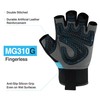 DEX FIT MG310 Impact Half Finger Mechanic Gloves, Heavy Duty